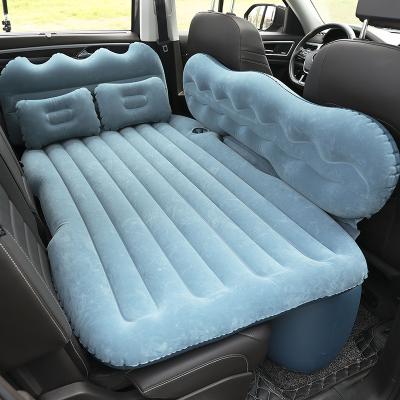 China PORTABLE Portable SUV Back Seat Push In Air Cushion Inflatable Car Air Mattress For Travel Camping for sale