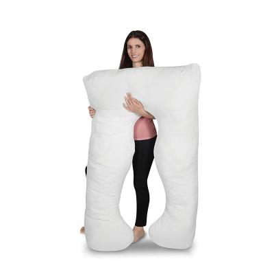 China Nondisposable Multicolor U Shaped Body Pregnancy Maternity Pillow With Removable Cotton Cover for sale