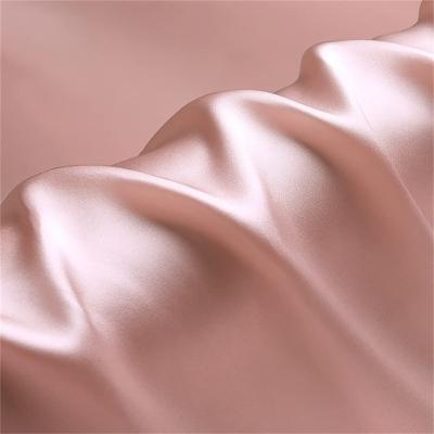 China Double sided 19mm 80 gram silk fabric raw double sided satin fabric 100% murberry silk murberry for sale