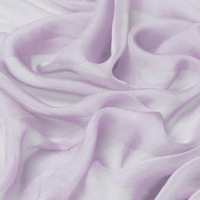 China Double Faced Luxury mulberry 6 mm plain pure silk chiffon lurex fabric for DIY Decoration for sale