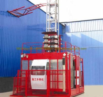 China 4 Tons Temporary Construction Elevator For Lifting Passengers Materials SC200/200 for sale