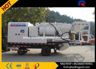 China 40m3/H Concrete Mixture Machine , Concrete Truck Mixer 8Mpa Outlet Pressure for sale