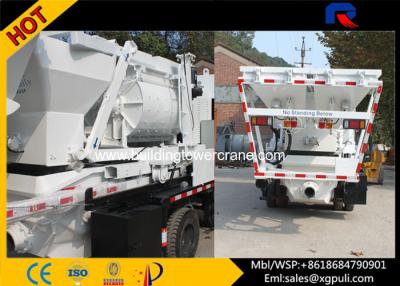 China Mobile Concrete Cement Mixer Truck 100kw Generator Wireless Remote Control for sale