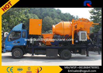 China S Pipe Valve Portable Concrete Mixer Pump Truck Motor Power 37kw for sale