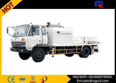 China White Color Cement Pump Machine Hopper Volume 0.73M3 Air Cooling System for sale