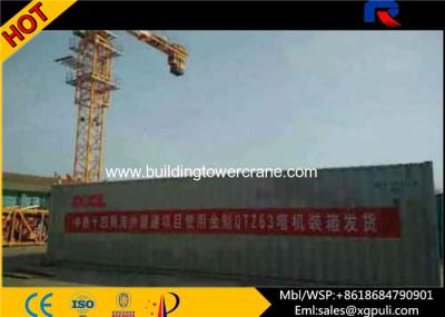 China Self - Erecting Hammerhead Tower Crane Max Height 180M Schneider Electric System for sale