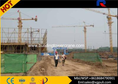 China 25 Tons Erecting Tower Crane , Electric Tower Crane Boom Length 70m For Heavy Duty Lifting for sale