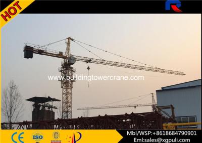 China 8T Construction Lift Equipment , Hammerhead Tower Crane Two Angle Steel With Rib for sale