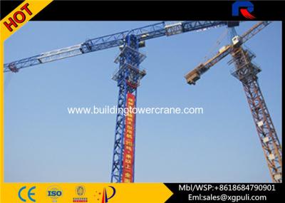 China Mobile Tower Crane Jib Length 55M , Flat Top Crane Schneider Electric Box for sale