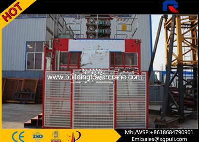 China Building Passenger Material Hoist , Construction Site Lift 50m Height 4 Tons for sale