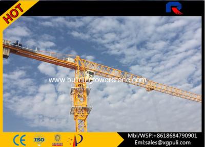 China 45M Freestanding Height 8T Flat Head Topless Tower Crane Jib Length 55M for sale