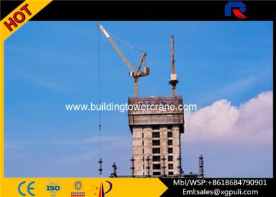 China Small Internal Climbing Tower Crane Inner Building 65 m With Horizontal Jib for sale