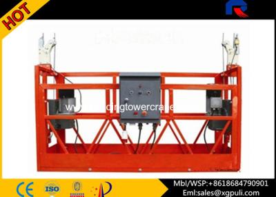 China 380v Aluminum Alloy Suspended Working Platform For Building Facade Maintenance for sale