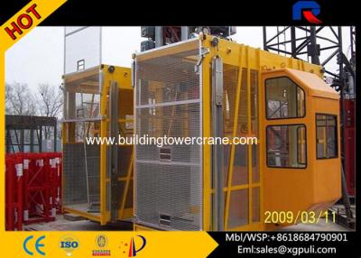 China 2*2000Kg Load Construction Hoist Elevator 50m Height  For Projects for sale