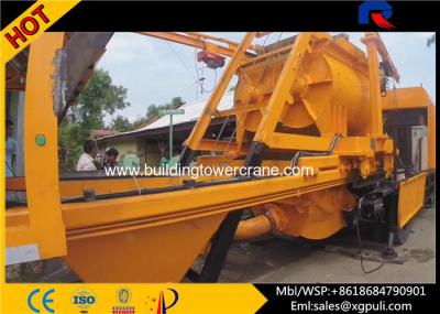 China Stationary Concrete Mixing Plant 40m3/H Pumping Output Filling Height 1200mm for sale