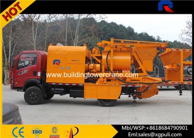 China Energy Saving Mobile Concrete Batching 1.8m3 Hopper Capacity S Valve for sale