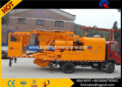 China High Efficiency Mobile Concrete Batching 40m3/H Pumping Output for sale