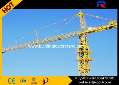 China Slewing Speed 0.6 R/Min City Lifting Building Tower Crane Jib Length 50M for sale