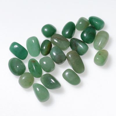 China China Wholesale Natural Hot Sale Green Aventurine Round Crushed Tumbles Stone Crystal Gravel For decoration for sale