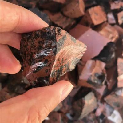 China China wholesale rough stone natural quartz raw crystals bulk red obsidian stones for meditation for sale