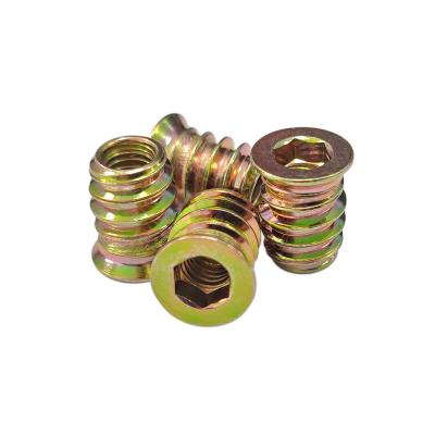 China China Factory Direct Sales Heavy Industry Wood Thread Nuts Furniture Hardware Internal And External Thread Nuts for sale