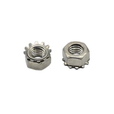 China Hot-selling furniture with tooth joint anchor hex zinc steel k-type hex bolts open head thread sleeve nuts for sale