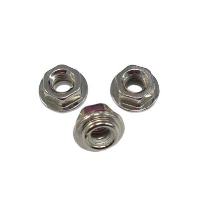 China General Cheap Furniture Hardware Accessories Stainless Steel Hex Flange Nylon Nylon Lock Nut for sale