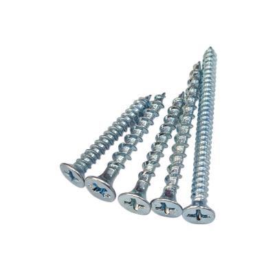 China Truss Fasteners Factory Quality Furniture Hardware Fittings Galvanized Normal Coarse Wire Screws Fine Wire Screws for sale