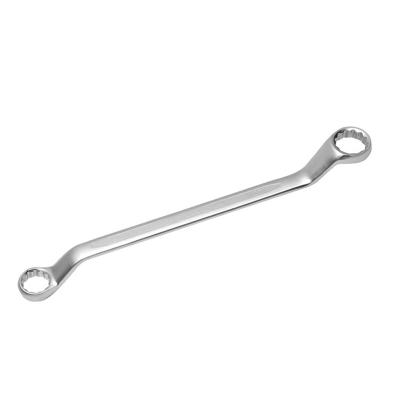 China Durable High Strength Carbon Steel Recessed Double Panel Ring Offset Wrench for sale