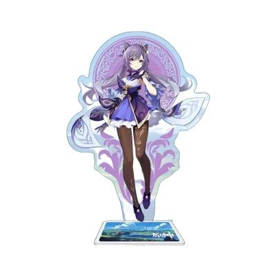 China Promotion Gift YUANSHENLaser High Standee HD Animation Game Double Sided Ornaments for sale