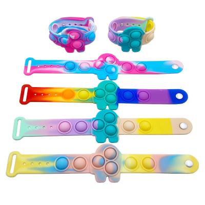 China Eco-friendly material professionally manufactured high quality fidgety bracelets bubbling fidgety sensory toys kids relaxing toys for sale