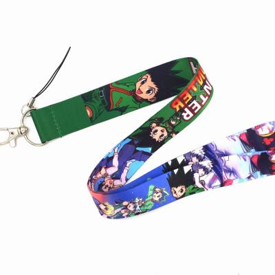 China Mobile Phone Full Time Strap Anime Long Card Holder Hunter HunterCartoon Japanese Chest Card Camera Rope Halter Lanyard for sale