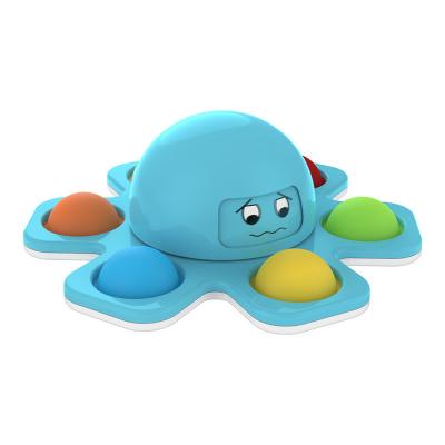 China Eco-friendly Toy Fingertip Toy Octopus Children's Decompression Fingertip Toy High Quality Press Material for sale