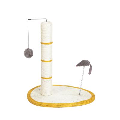 China Halflypets Viable ODM&OEM Cat Scratching Post, Scratching Post Tower Climbing, Smart Adult Kitten Perch Pad with Ball Toy for sale