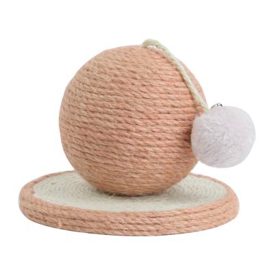 China Factory Sustainable High Quality Ball Shape Multi Color Cat Scratching Sisal Scratch for sale