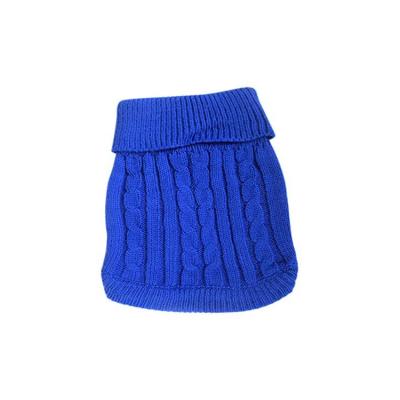 China Viable Hot Sale Fashion Amazon Straw-rope Dog Sweater Classic Viable Turtle Neck Apparel for sale