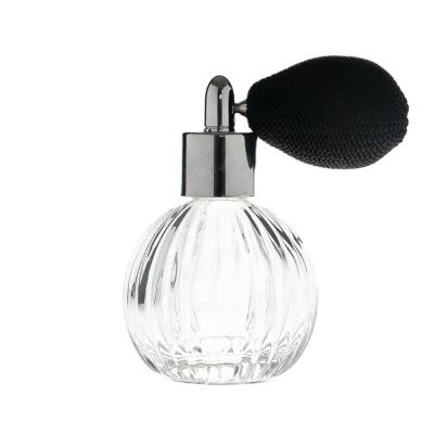 China BinQi factory supplier of unique personal care round 50ml glass perfume bottles for sale