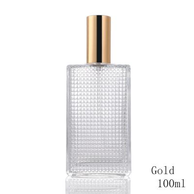 China Personal Care BinQi Manufacturer Square 50ml 100ml Refillable Perfume Bottles for sale