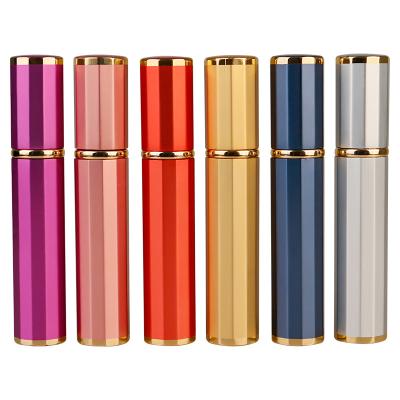 China BinQi Factory Supplier Pocket Travel 8ml Aluminum Alloy Cosmetic Perfume Bottles for sale