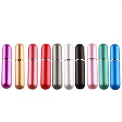 China Personal Care BinQi Factory Supplier Hot Sale 5ml Small Round Pocket Perfume Bottles for sale