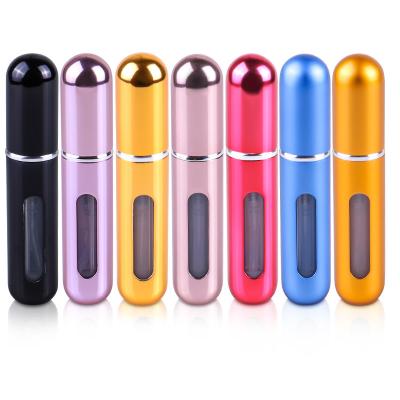 China Personal Care BinQi Factory Supplier 5ml Mini Cute Refillable Travel Seven Color Hot Selling Perfume Bottles for sale