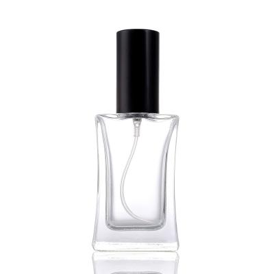 China Personal Care BinQi Factory Supplier 30ml 50ml Square Spray Glass Perfume Bottles for sale