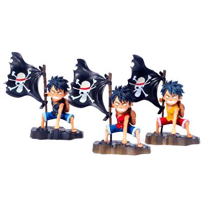 China HOT SALE 15cm Anime One Piece Action Figure PVC Luffy Cartoon Toy Figure Doll for sale