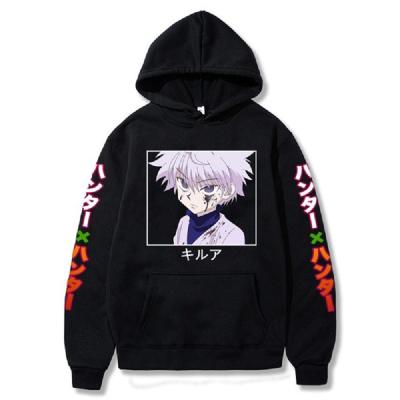 China The Hunter X Hunter Killua Leorio Kurapika Gon Hisoka Anime Sweatshirt Breathable Warm Pullover Hoodie Streetwear Complete for sale