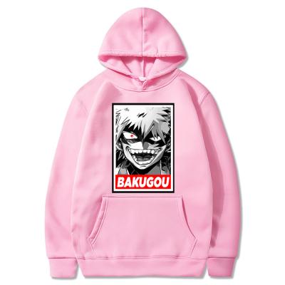 China 2022 My Hero Academia Hoodies Men's Casual Long Sleeve Hoodies Bakugou Hooded Sweatshirts Breathable Casual Unisex Plus Size Hoodies for sale