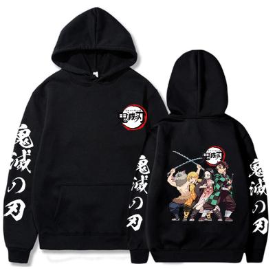 China 2022 Breathable Demon Slayer Kimetsu No Yaiba Tanjiro Kamado Nezuko Kamado Oversized Long Sleeve Sleeves Mens Hoodies for sale