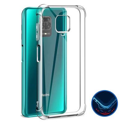 China Shockproof Silicone Clear Case Shockproof Case Top For Xiaomi Redmi Note 9 8 7 6 pro Max 8A 9S Clear Case For Xiaomi 8 9 pro MI 9t Lite CC9 Cover for sale