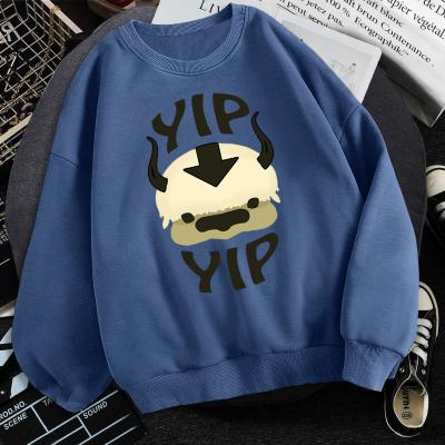 China Men's Casual 2022 New Fleece Sweatshirts Avatar The Latest Loose Airbender Tops Autumn Spring O Neck Pullover Hoody Men Harajuku Streetwear for sale