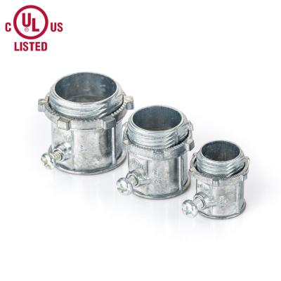 China Zinc Prostar EMT Conduit Fittings Zinc EMT Set Screw Connectors for sale