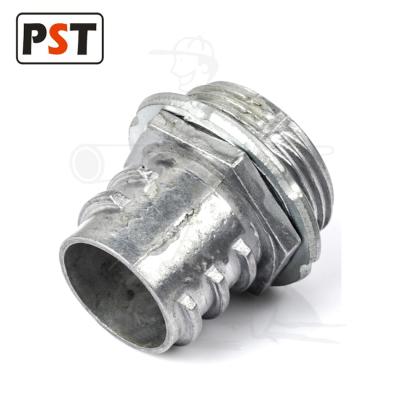 China Connect Galvanized Conduit To Box Screw-in Type Connector For FMC Flexible Metal Conduit for sale